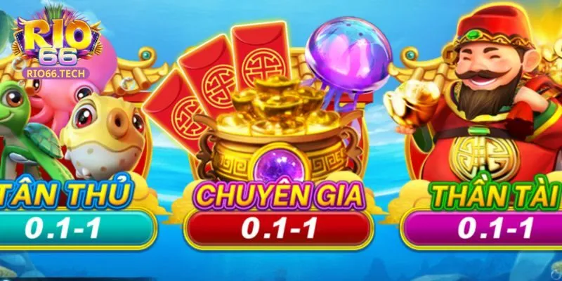 Các sảnh cược của game săn cá