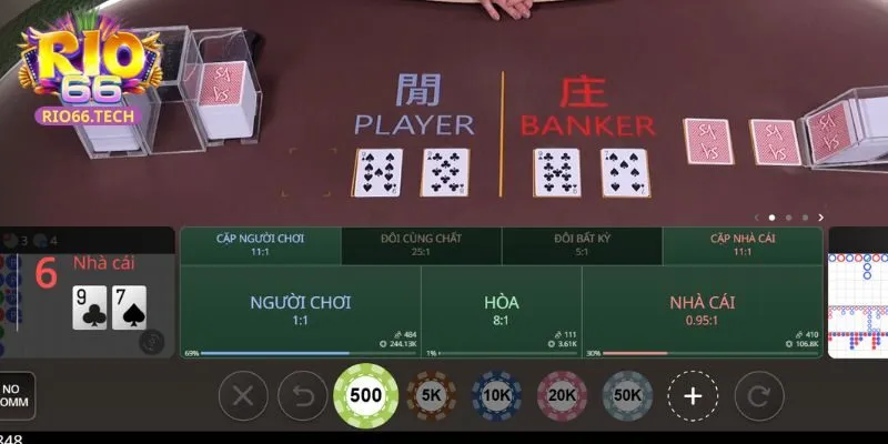 Không khó để xác định giá trị các quân trong game bài baccarat